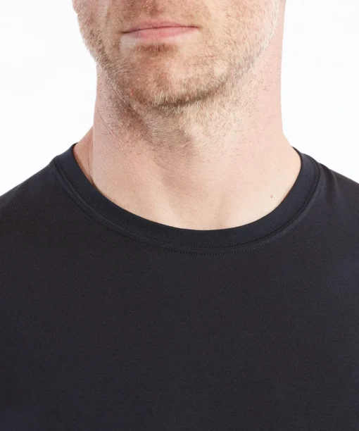 Men T-Shirt with Mock Collar - Image 4