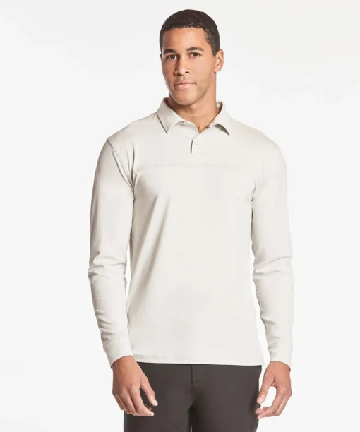 Elevate Long Sleeve Polo - Image 2