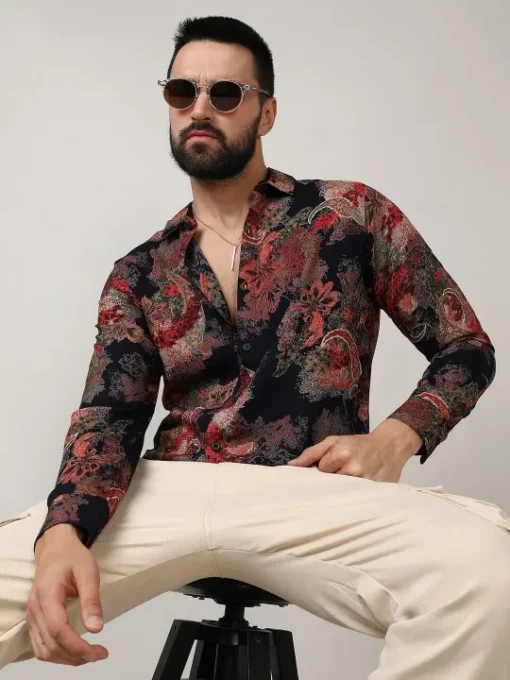 Men Printed Regular Fit Shirt